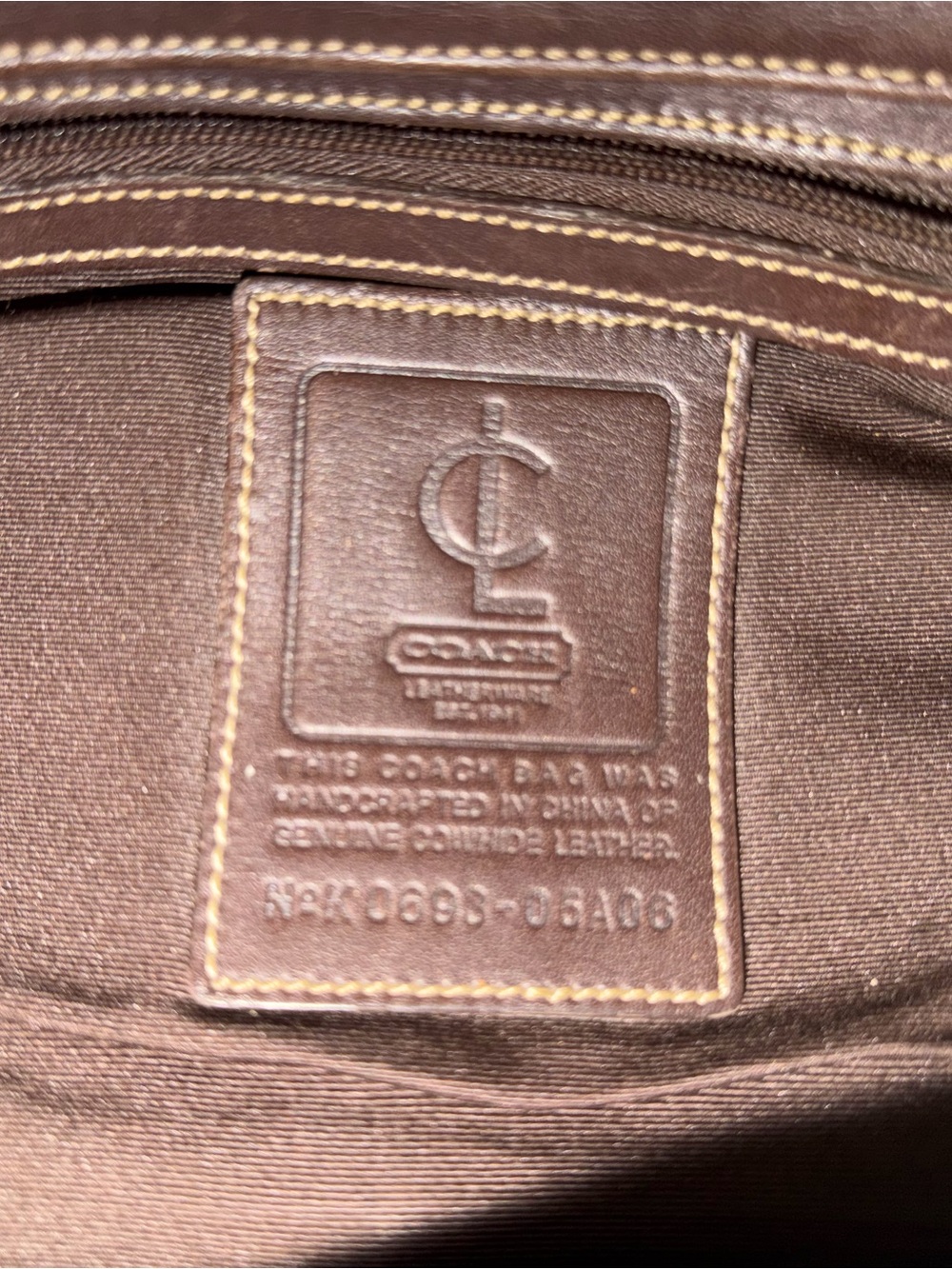 COACH Leather Messenger Bag - Brown - Picture 12 of 12